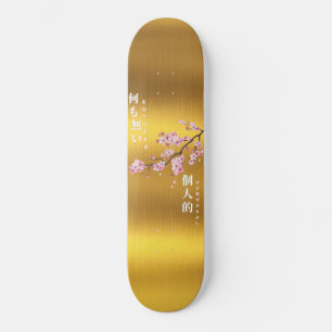 Skate Nada Pessoal - Edição Dourada da Flor de Cerejeira