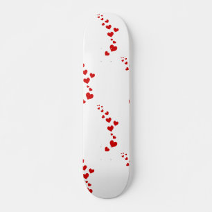 Skate Namorados de corações vermelhos especial