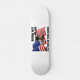 Skate Não queime minha bandeira