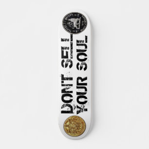 Skate NÃO VENDA SUA ALMA Skateboard, Deck 7¾"