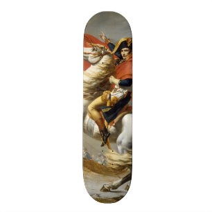 Skate Napoleão Cruzando os Alpes por Jacques Louis David