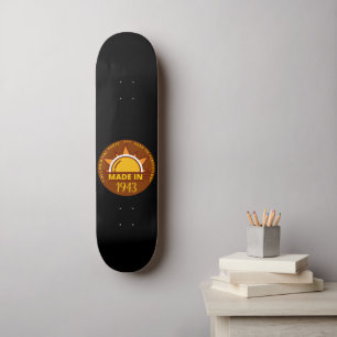 Skate NASCER EM 1943 presente de aniversário engraçado