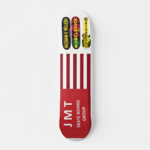 Skate NATHAN E MILLER MUSCLEDUCK Skateboard, 7¾" Deck