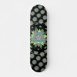 Skate Nature Child Mandala Padrão 
