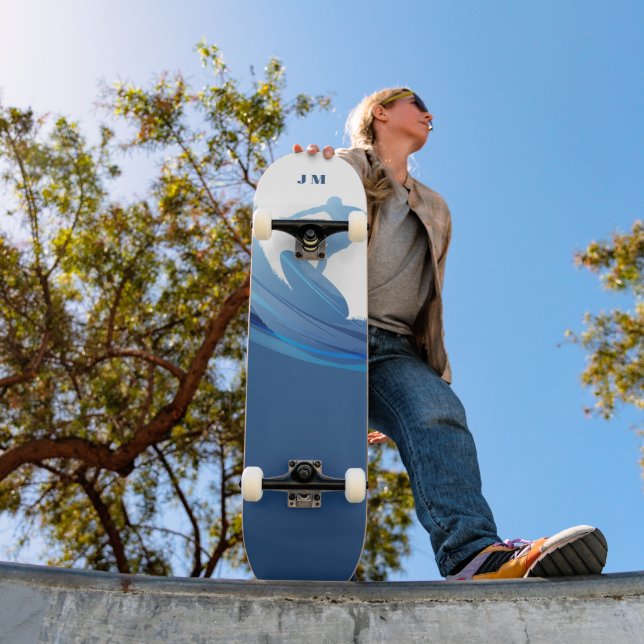 Skate Náutica Chic do Nome Personalizado (Ao ar livre 1)