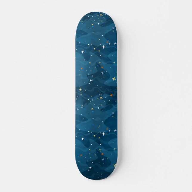 Skate Nebula Waves e Stars Padrão ✨ (Frente)