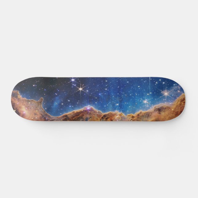 Skate Nebulosa de Carina Azul/Laranja | JWST (Horz)