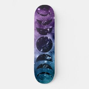 Skate Nebulosa de Galáxia de Teto Roxo Sonha Fases da L