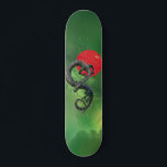 Skate Nebulosa do Sol Vermelho do Dragão Asiático Orient<br><div class="desc">Este design pode ser personalizado escolhendo a opção personalizar para adicionar texto ou fazer outras alterações. Se este produto tiver a opção de transferir o design para outro item, certifique-se de ajustar o design para o ajustado, se necessário. Entre em contato comigo em colorflowcreations@gmail.com se desejar usar este design em...</div>