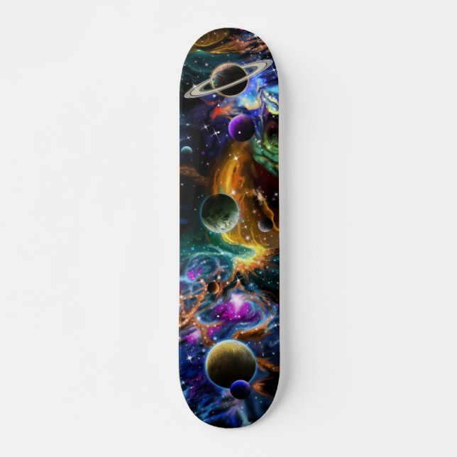 Skate Nebulosa dos Planetas da Galáxia Espacial (Frente)