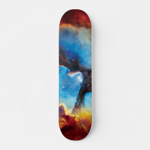 Skate Nebulosa Trifida Colorida Foto do Espaço Exterior 
