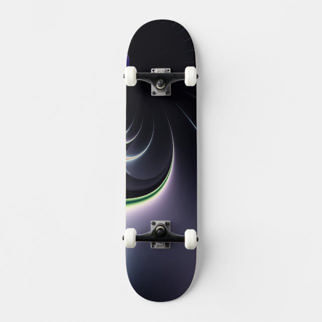 Skate Negro e Branco Real (Frente)
