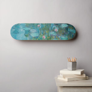 Skate Nenúfares, Pintura a Óleo de Arte Fina, Claude Mon