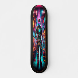 Skate Neon Bounty: Cibercaçador
