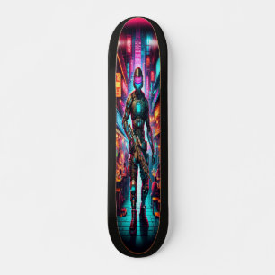 Skate Neon Bounty: Cibercaçador