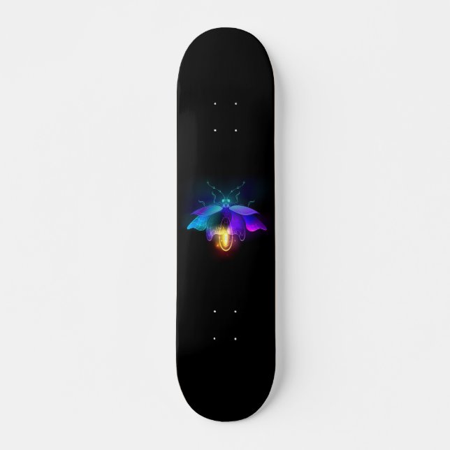 Skate Neon Firefly a preto (Frente)