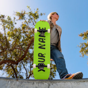 Skate Neon Fluorescente Verde