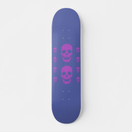 Skate Neon Skull Deck