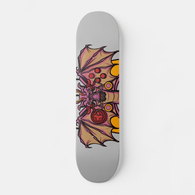 Skate No Meu Mundo Eu Luto Com Dragões (Frente)