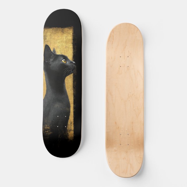 Skate Noir Dourado (Frente)