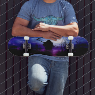 Skate Noite de Fantasia da Noite de Cristo Negro Roxo