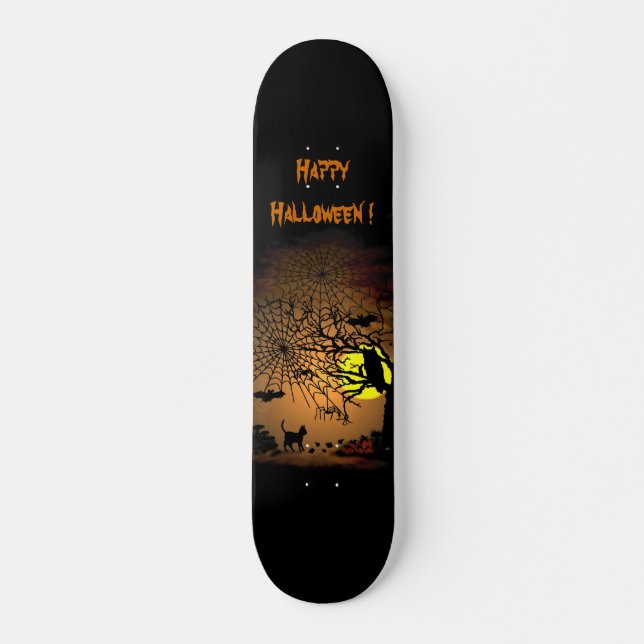 Skate Noite de Halloween, Feliz Halloween! (Frente)