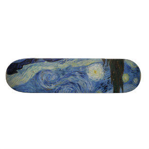 Skate Noite Estrelada por Vincent Van Gogh