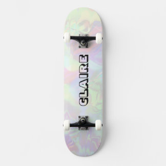 Skate Nome de Design Legal Colecionável Holográfico