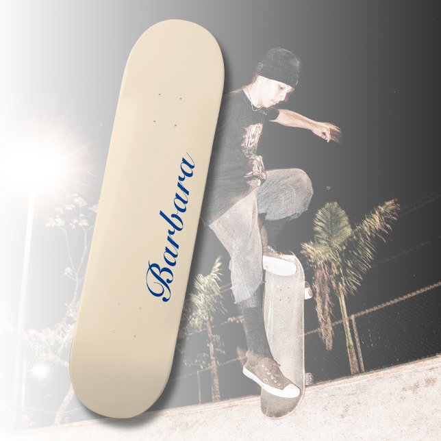 Skate Nome Elegante de Mamão | Clássico Moderno  (Criador carregado)