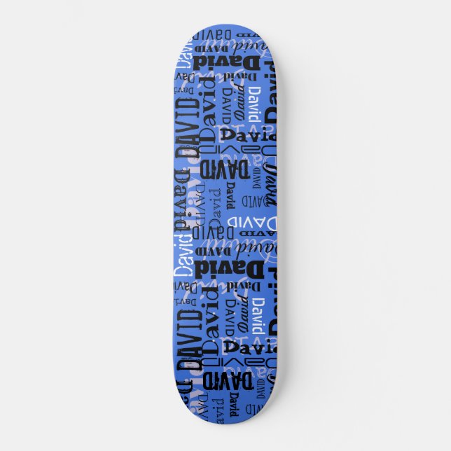 Skate NOME EM UM Conselho de Nome Personalizável do Skat (Frente)
