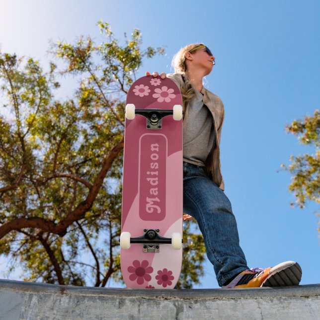 Skate Nome Floral Retroativo (Ao ar livre 1)