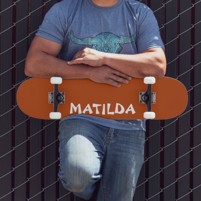 Skate Nome Moderno de Rust | Na moda Trendy (Ao ar livre 3)
