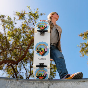 Skate Nome Personalizado "Amor É Amor"