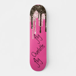 Skate Nome Personalizado da Girly Sparkle Girly Sparkle