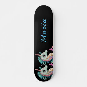 Skate Nome personalizado de cavalo de mar adorável