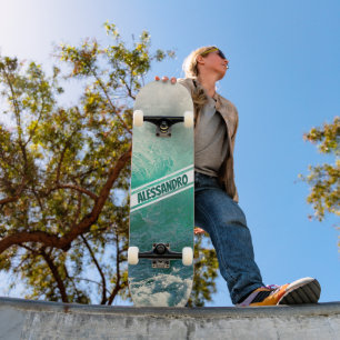 Skate Nome Personalizado de Onda Radical