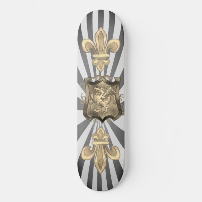 Skate Nome personalizado do escudo de Dragon Quest  (Frente)