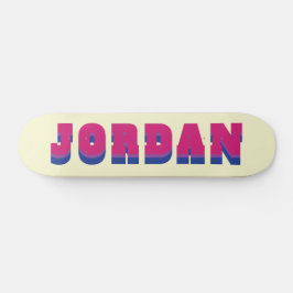 Skate Nome Personalizado do Sinalizador do Orgulho Bisse