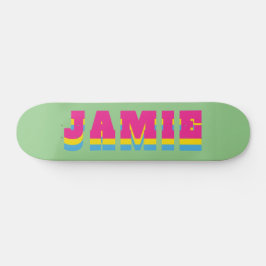 Skate Nome Personalizado do Sinalizador do Orgulho Panse