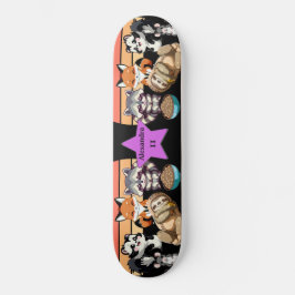 Skate Nome Personalizado dos Animais de Corte