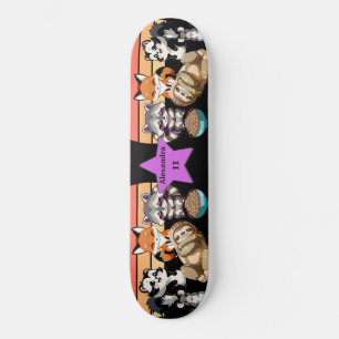 Skate Nome Personalizado dos Animais de Corte