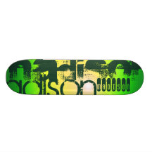 Nome Personalizado em Amarelo Neon e Verde