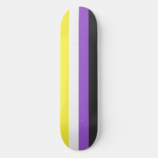 Skate Nonbinary Pride Flag  (Frente)