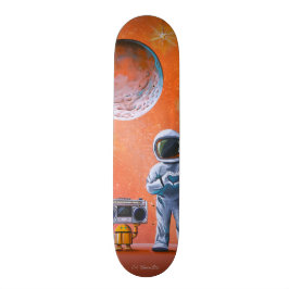 Skate Nos Seus Olhos - Robô Astronauta E Da Caixa