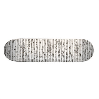 Skate Notas musicais em preto e branco
