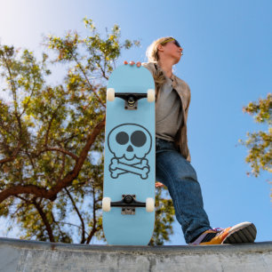 Skate NOVA - Caveira de desenho animado