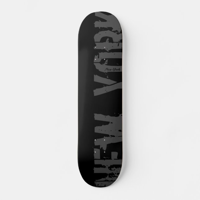 Skate Nova Iorque - Quadro de Skype Urbano Negro (Frente)