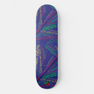Skate Nuvem de palavras do Orgulho Nacional de São Crist