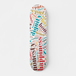 Skate Nuvem positiva das palavras
