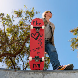 Skate O amor do Mau de Money Red Doodle Christian